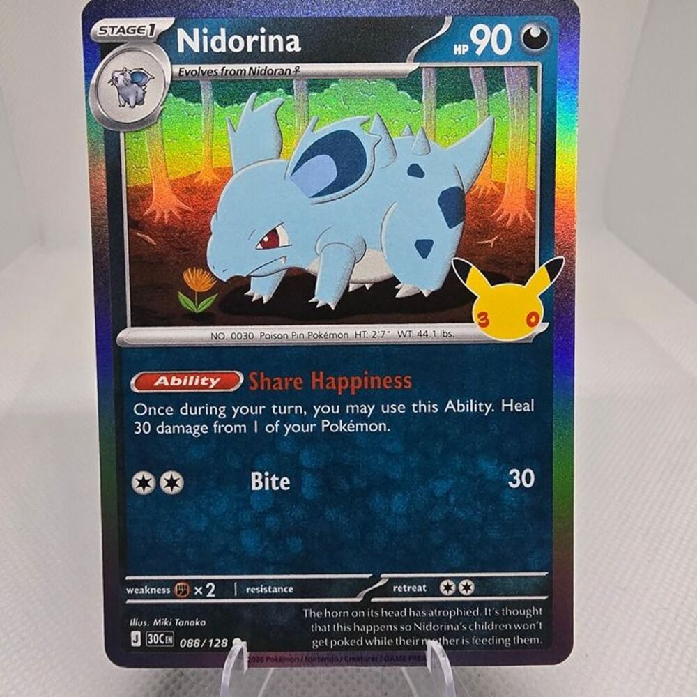 Nidorina #88 Pokemon 30th Celebration